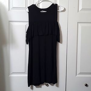 NWT Joe Boxer Black Cold Shoulder Sleepshirt Nightgown, Small